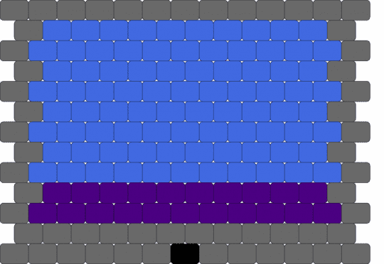 computer screen - gray,blue