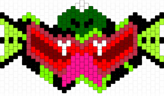 Dragon mask - green,red