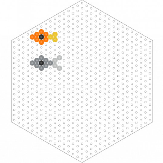 SUPER MINI fish! - orange,gray,fish,charm,miniature,goldfish