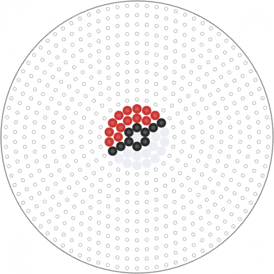 Small pokeball - pokemon, red, white
