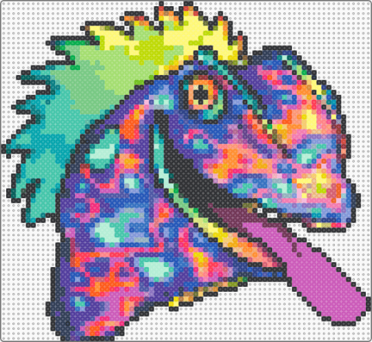 Psychedelic Lizard - green,teal,blue,pink,colorful,trippy,lizard,animal,psychedelic