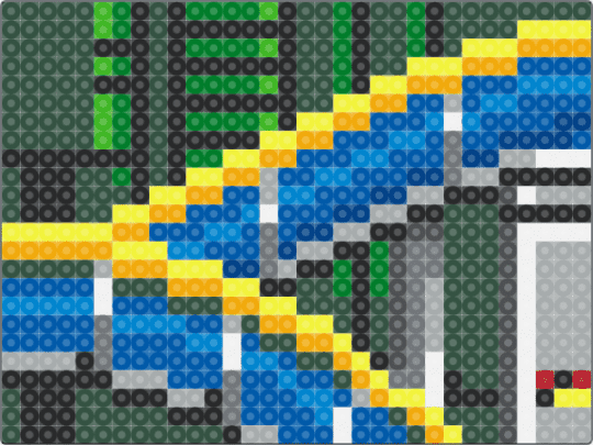 Chemical Plant Zone - gray,blue,sonic,sonic the hedgehog,sonic 2,video game