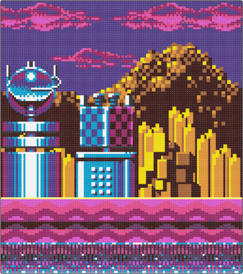 Collision Chaos Zone - pink,purple,brown,sonic,sonic the hedgehog,sonic cd,video game
