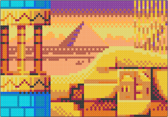 Sandopolis Zone - red,orange,yellow,sonic,sonic the hedgehog,video game