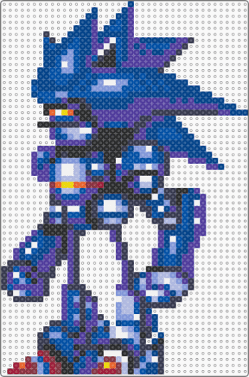 Mecha Sonic S&K - blue,purple,sonic,metal sonic,sonic the hedgehog,sk,video game,robot,boss