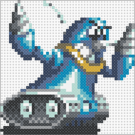 Grounder - gray,light blue,purple,blue,sonic,sonic the hedgehog,robot,machine,video game