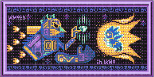 S&K Hidden Palace Mural Alt Ver. 2 - pink, purple