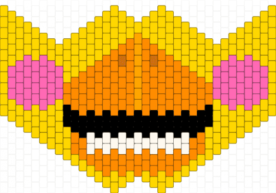 Toy Chica Mask - yellow,orange,fnaf,toy chica,toy,chica