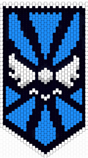 Deltarune banner but I forced it to be even cause I’m lazy - light blue,deltarune