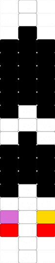 Spamton Worm - big shot, black, deltarune, red, spamton, white, worm