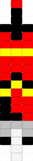 Pierrot Worm - red,pierrot,freak circus,yandere clown worm,worm,cutesy