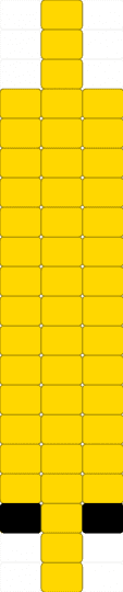 Peeled jax worm - yellow,jax,peeled jax,peeled like an orange,tadc,worm