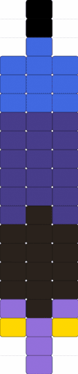 Susie Worm - barney, deltarune, purple, susie, worm