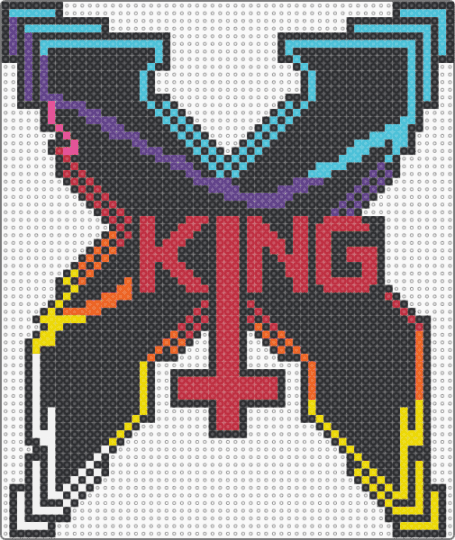 X 𐕣 - excision,sullivan king,logo,dj,music,edm,black,red,light blue