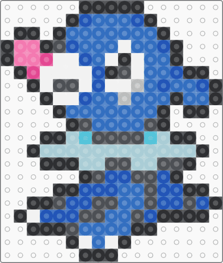 Popplio - gray,blue