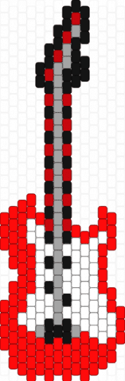 red electric guitar - red,guitar