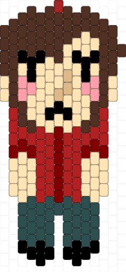 tim wright / masky marble hornets dangling - brown,beige,marble hornets,slenderman,proxy,masky,tim wright,hoodie,creepypasta