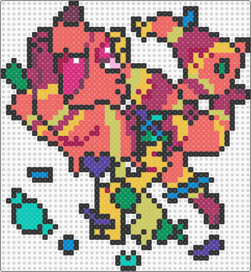 TQBF - Nerve's Ending (simple ver) - pink,red,yellow,green,lapfox,lapfoxtrax,halleylabs,tqbf,thequickbrownfox,pinata,furry