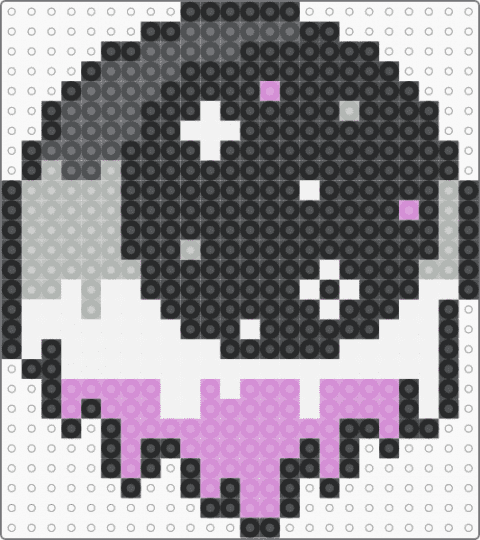 asexual moon (remix) - black,pink,pride,lgbt,ace,asexual,lgbtq,ace pride,asexual pride,moon