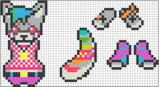Emoticon Ragdoll - gray,beige,pink,emoticon,fiab,lapfox,lapfox trax,lapfoxtrax,halleylabs,halley labs,em essex