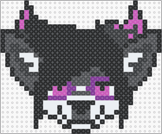 Eugene - black,gray,pink