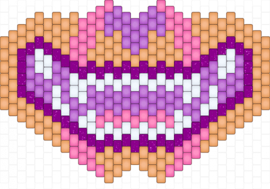 glow tqbf mask - pink,orange