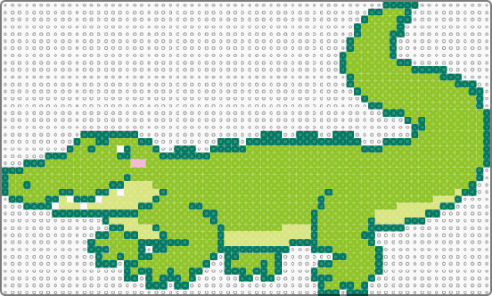 kawaii alligator - teal,green,alligator,cute,animal,reptile
