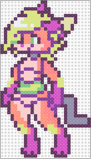 fursona fullbody 3 - pink,yellow
