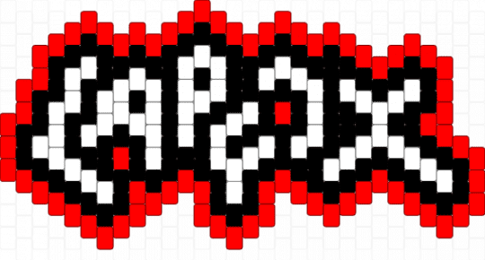 LapFox Trax logo charm - white,red,lapfox,lapfox trax,lapfoxtrax,halley labs,halleylabs