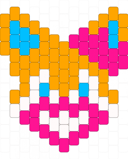 bandetto charm - pink,orange,bandetto,lapfox,lapfoxtrax,halleylabs,furry