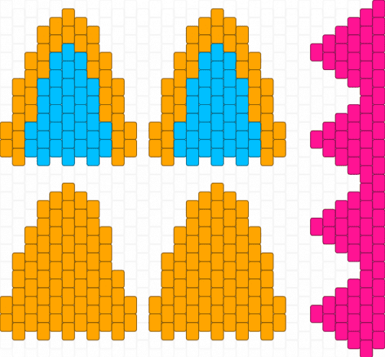 bandetto ears + crown - orange