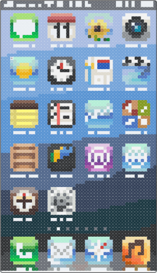old iPhone layout (request!) - gray,blue,purple,colorful,iphone,old iphone,old internet,app icons,apps