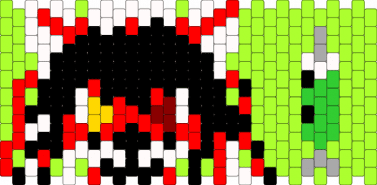 renard cuff - green,red
