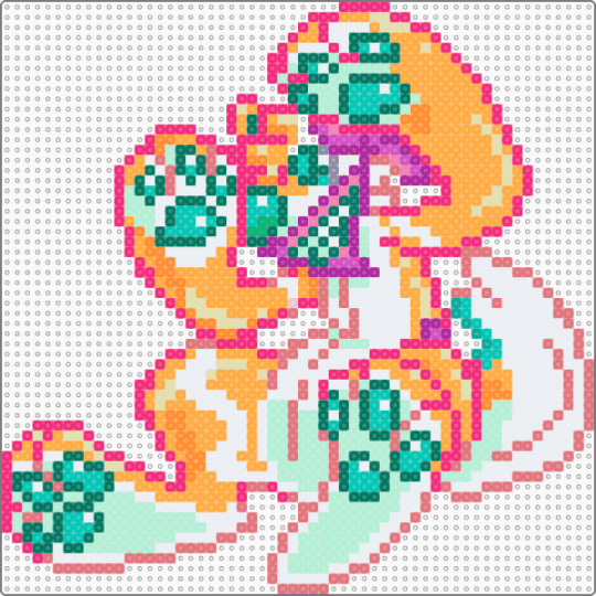 Bandetto 3 - pink,red,orange,colorful