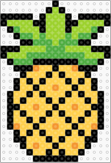 pineapple :3 - food, fruit, green, pineapple, summer, yellow