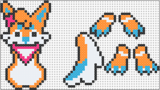 Bandetto Ragdoll - orange,bandetto,furry,lapfox,lapfoxtrax,lapfox trax,halleylabs,halley labs,em essex