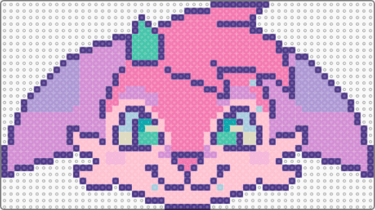 simple fursona art - purple,pink,furry,fursona