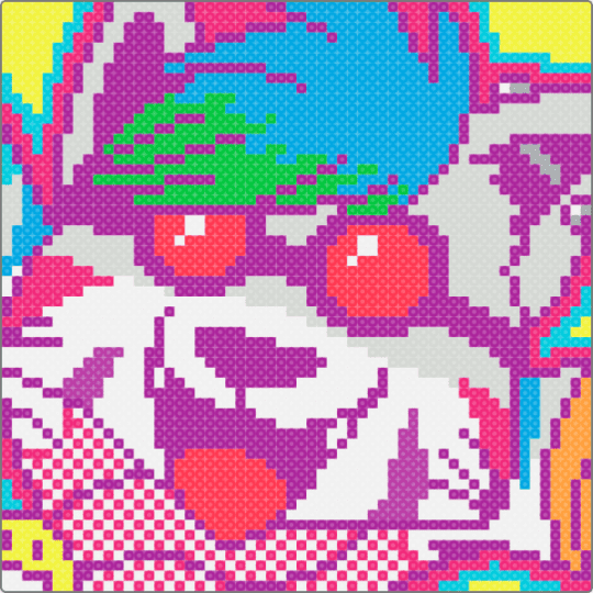 Emoticon/FIAB - pink,light blue,lapfox,lapfoxtrax,halleylabs,furriesinablender,fiab,furry