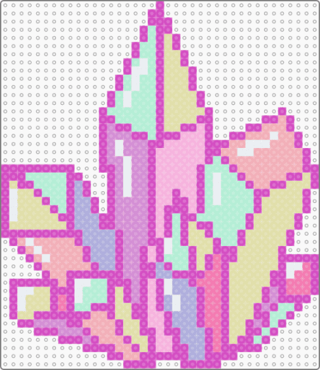 pastel crystal formation! - pink,cotdcrystals,crystal,gem,pastel,crystals,gems,gemstone,kawaii