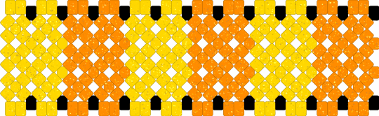 Orange and yellow cuff - yellow,orange