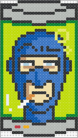 SPY HEAD IN A JAR - tf2,gaming,video game,blue,beige,green
