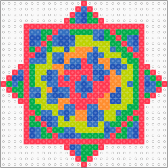 Flowstar - blue, green, red