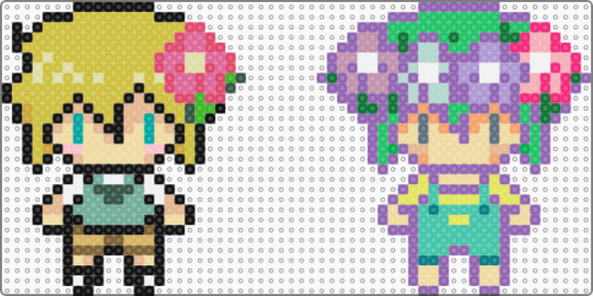 Basil [Faraway Town and Headspace] - pink,teal,green,colorful,basil,omori,basil omori,faraway town,headspace,givemebackmykids