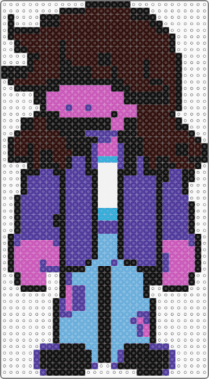 Susie Deltarune - purple,brown