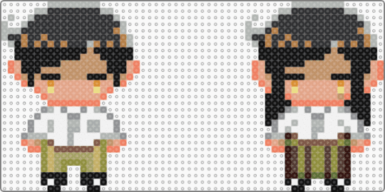 Bowen and Daphne [Adjusted] - orange,beige,tan,givemebackmykids,faraway town,bowen,daphne,bread twins omori,bread twins,omori