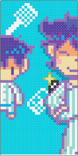 Hero Half Fullbody - pink,light blue,cotddreams,hero,omori,hero omori,headspace,oyasumi,givemebackmykids
