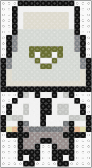 Recycultist [Faraway Town] - white,beige,gray,cotdpost-apocalyptic,recycultist,omori,recycultist omori,faraway town,close,your,eyes