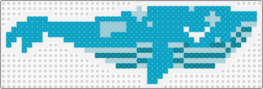 Peppermint Cookies Whale - light blue,cotdbluewhale,peppermint cookie,whale,perler