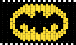 batman cuff version 2 - batman,logo,comic,movie,superhero,dc,cuff,black,yellow