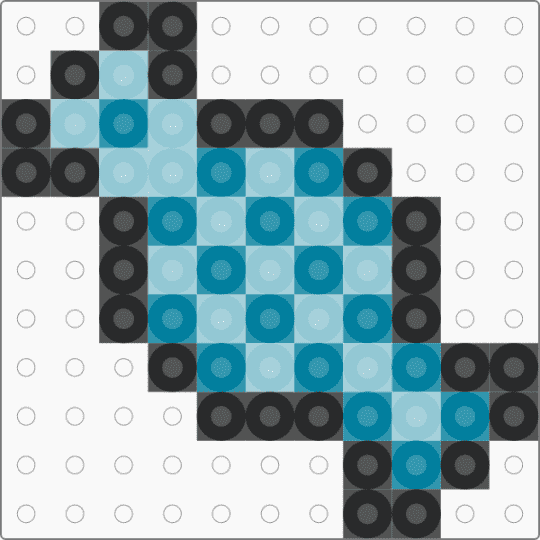 Stealth candy from Dandys world - teal,light blue